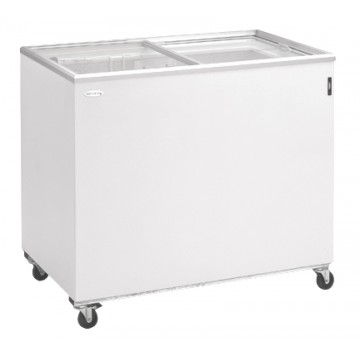 Freezers with the glass lid TEFCOLD